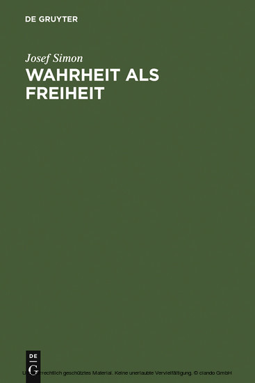 Wahrheit als Freiheit main product photo