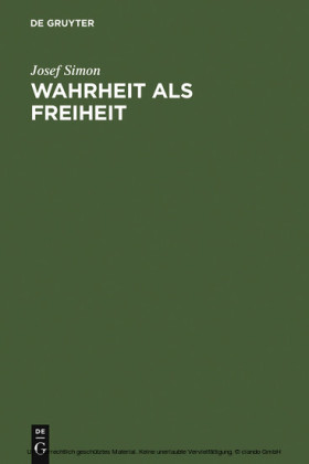 Wahrheit als Freiheit
