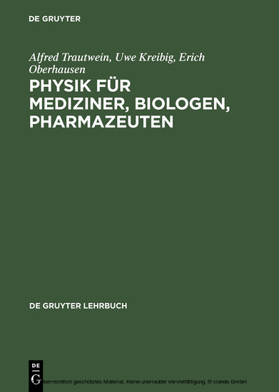Physik für Mediziner, Biologen, Pharmazeuten main product photo