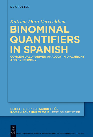 Binominal Quantifiers in Spanish main product photo