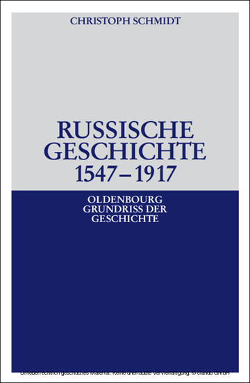 Russische Geschichte 1547-1917 main product photo