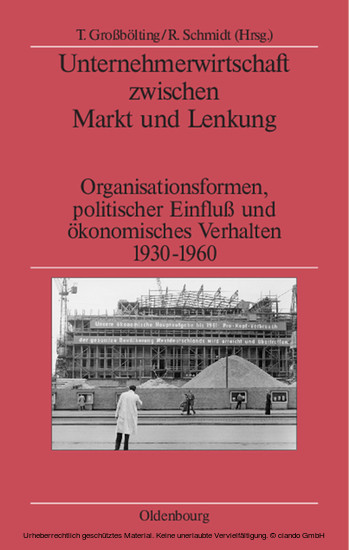 Unternehmerwirtschaft zwischen Markt und Lenkung main product photo