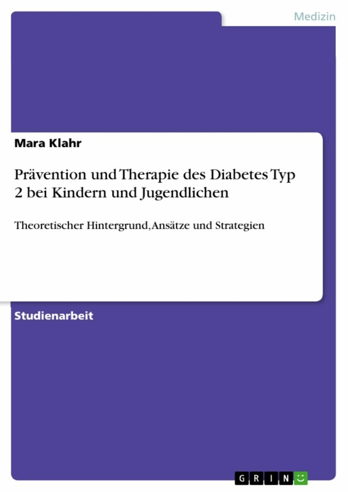 Prävention und Therapie des Diabetes Typ 2 bei Kindern und Jugendlichen main product photo