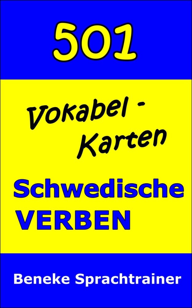Vokabel-Karten Schwedische Verben main product photo