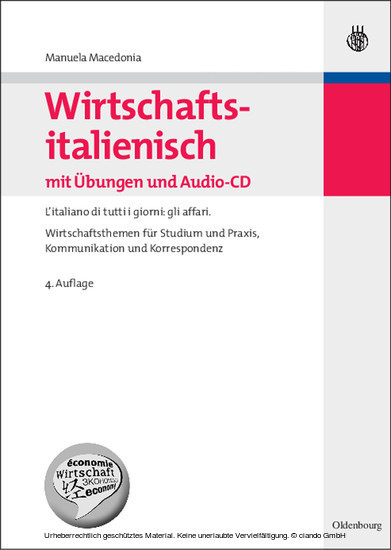 Wirtschaftsitalienisch mit Übungen und Audio-CD main product photo