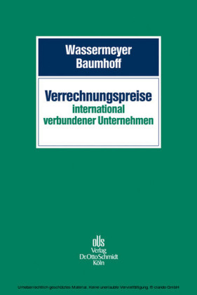 Verrechnungspreise international verbundener Unternehmen