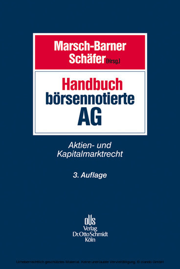 Handbuch börsennotierte AG main product photo