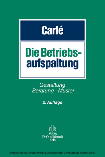 Die Betriebsaufspaltung main product photo