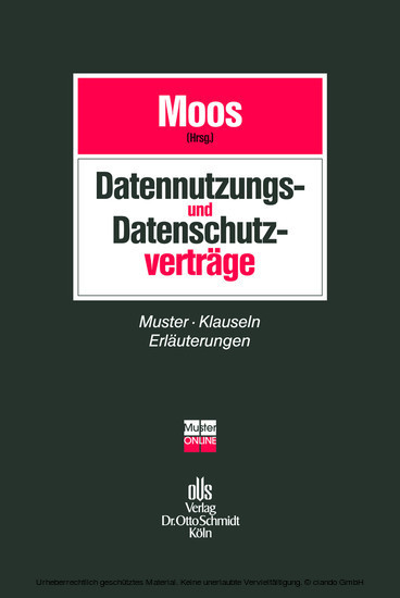 Datennutzungs- und Datenschutzverträge main product photo