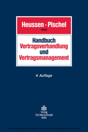 Handbuch Vertragsverhandlung und Vertragsmanagement