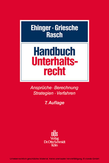Handbuch Unterhaltsrecht main product photo