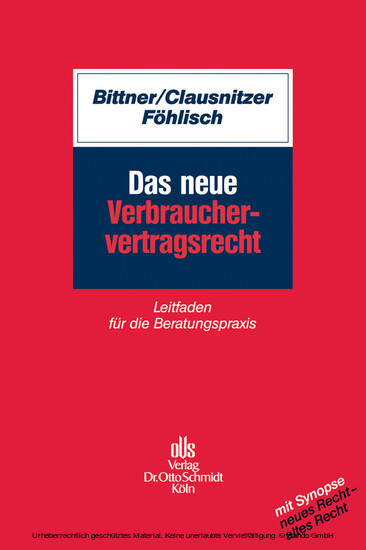 Das neue Verbrauchervertragsrecht main product photo