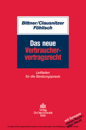 Das neue Verbrauchervertragsrecht
