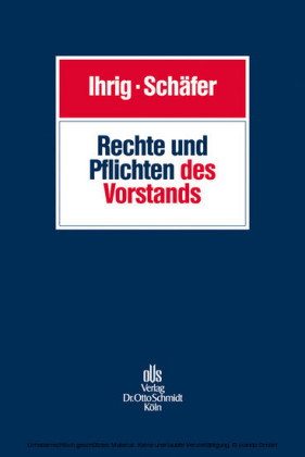 Rechte und Pflichten des Vorstands