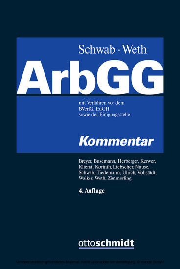 Arbeitsgerichtsgesetz main product photo