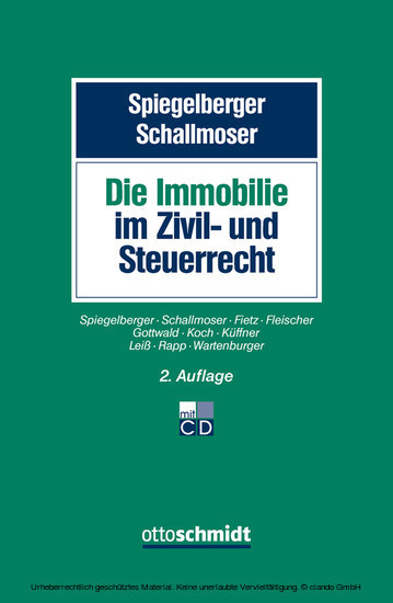Die Immobilie im Zivil- und Steuerrecht main product photo