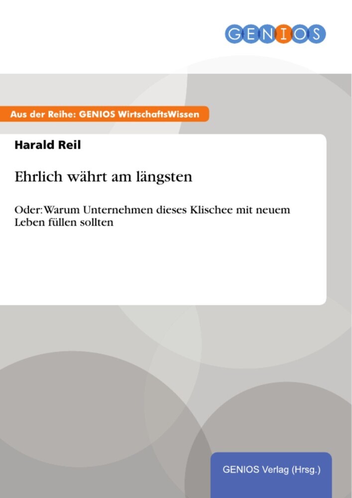 Ehrlich währt am längsten main product photo