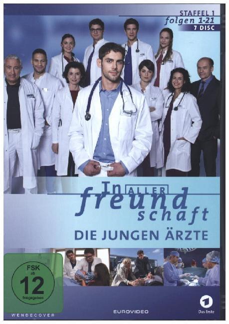 In aller Freundschaft - Die jungen Ärzte. Staffel.1, 7 DVDs, 7 DVD-Video main product photo