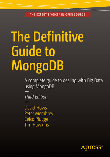 The Definitive Guide to MongoDB main product photo