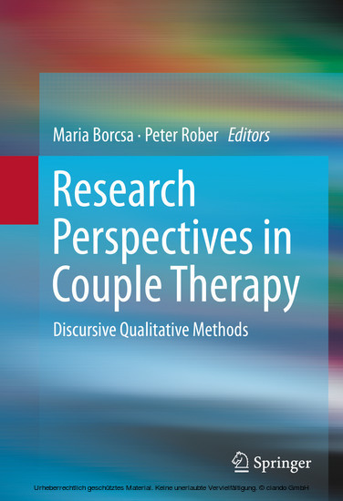Research Perspectives in Couple Therapy main product photo