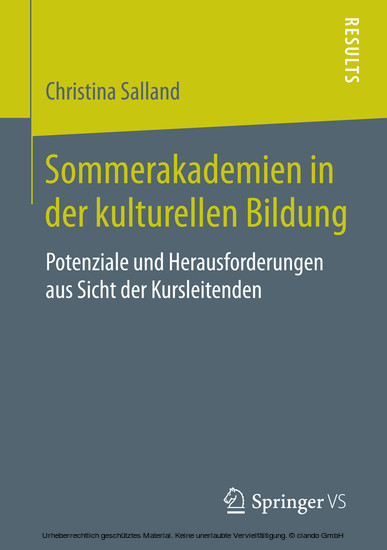 Sommerakademien in der kulturellen Bildung main product photo