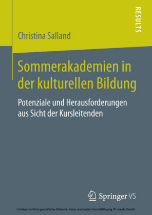 Sommerakademien in der kulturellen Bildung