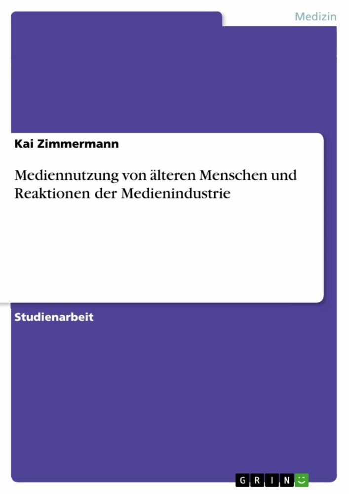 Mediennutzung von älteren Menschen und Reaktionen der Medienindustrie main product photo