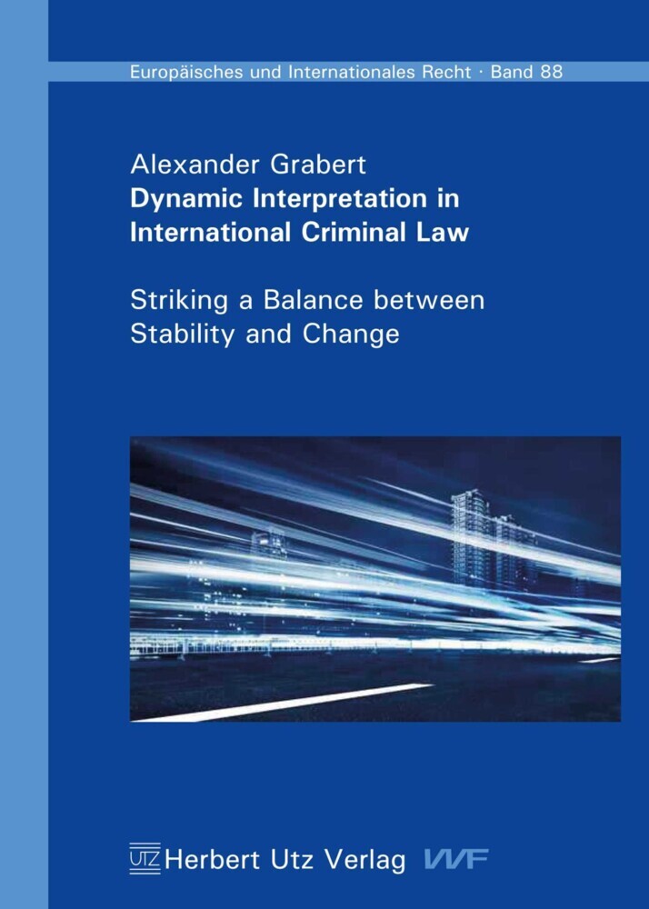 Dynamic Interpretation in International Criminal Law main product photo