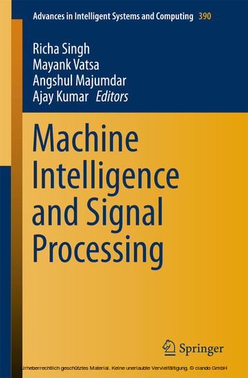 Machine Intelligence and Signal Processing main product photo