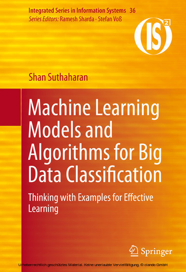 Machine Learning Models and Algorithms for Big Data Classification main product photo