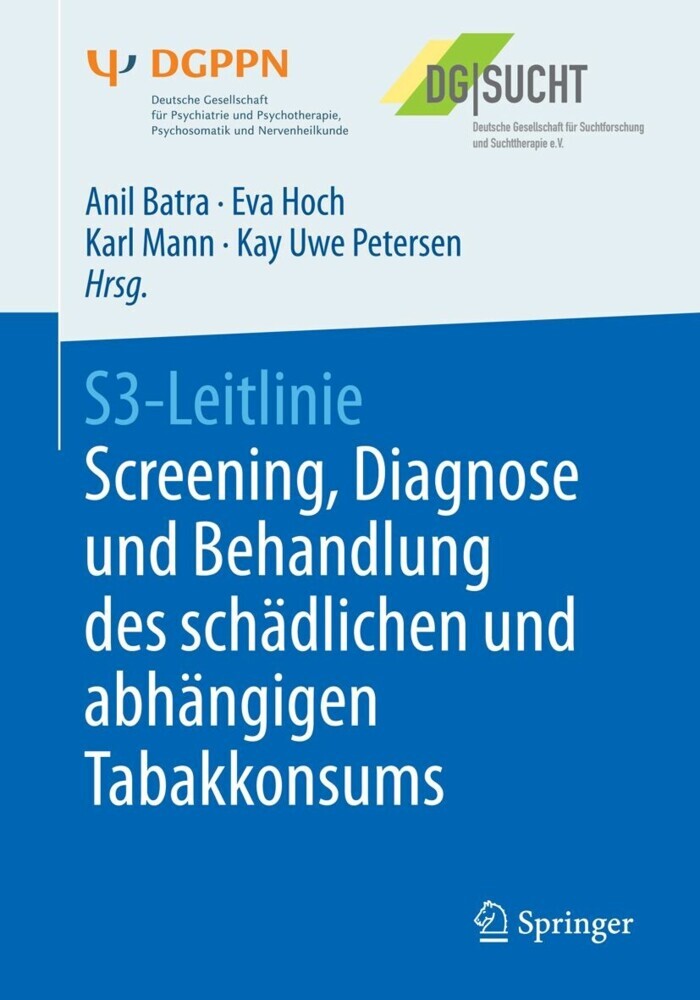 S3-Leitlinie Screening, Diagnose und Behandlung des schädlichen und abhängigen Tabakkonsums main product photo
