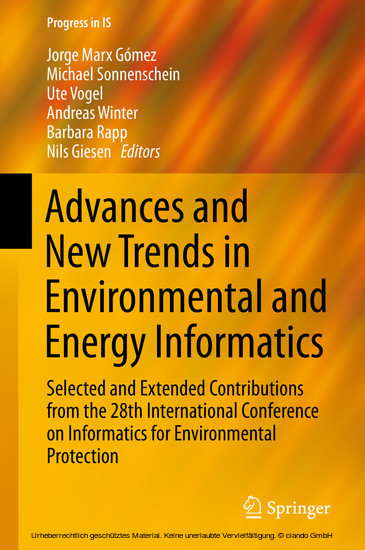 Advances and New Trends in Environmental and Energy Informatics main product photo
