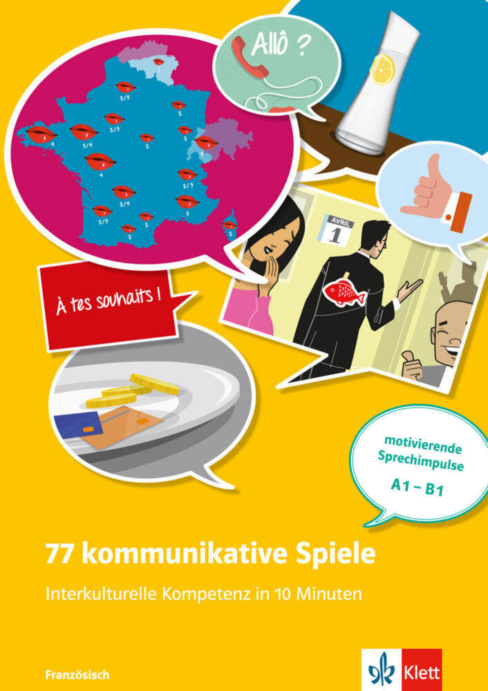 77 kommunikative Spiele: Interkulturelle Kompetenz in 10 Minuten - Französisch main product photo