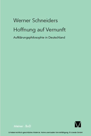 Hoffnung auf Vernunft main product photo