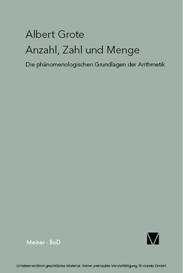 Anzahl, Zahl und Menge main product photo