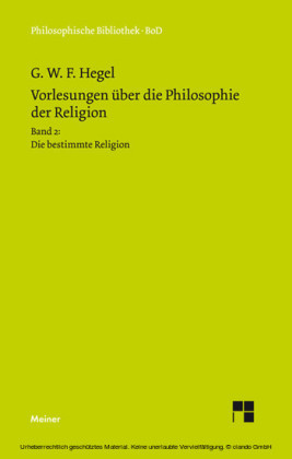 Vorlesungen über die Philosophie der Religion. Teil 2