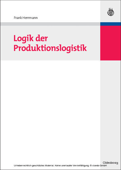 Logik der Produktionslogistik main product photo