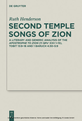 Second Temple Songs of Zion