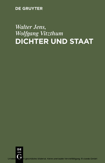 Dichter und Staat main product photo