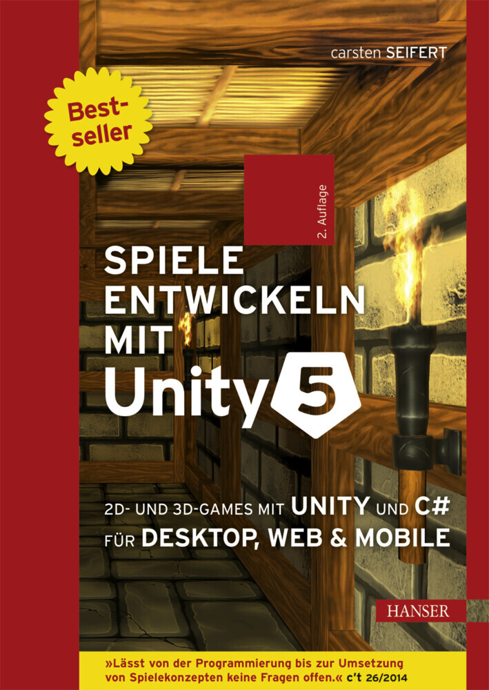 Spiele entwickeln mit Unity 5 main product photo