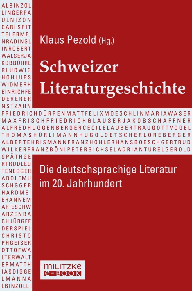 Schweizer Literaturgeschichte main product photo