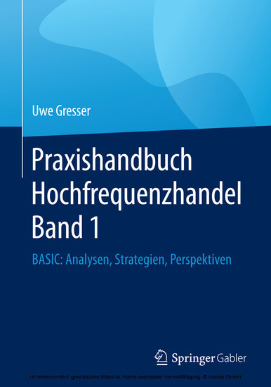 Praxishandbuch Hochfrequenzhandel Band 1 main product photo