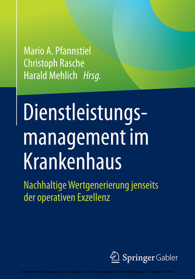 Dienstleistungsmanagement im Krankenhaus main product photo