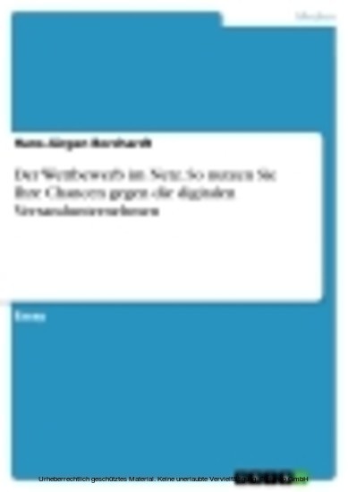 Der Wettbewerb im Netz. So nutzen Sie Ihre Chancen gegen die digitalen Versandunternehmen main product photo