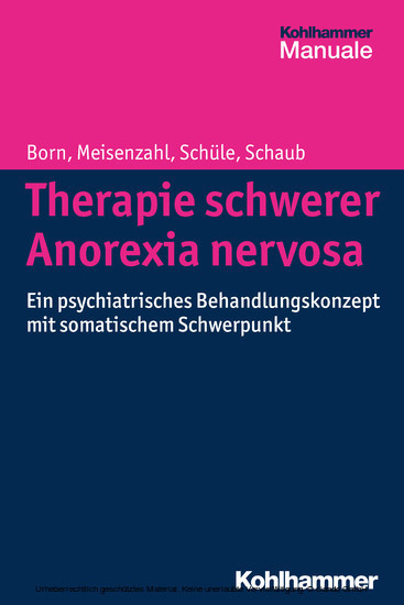 Therapie schwerer Anorexia nervosa main product photo
