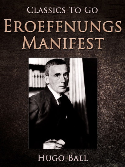 Eroeffnungs-Manifest, 1. Dada-Abend main product photo