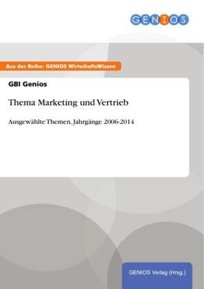 Thema Marketing und Vertrieb