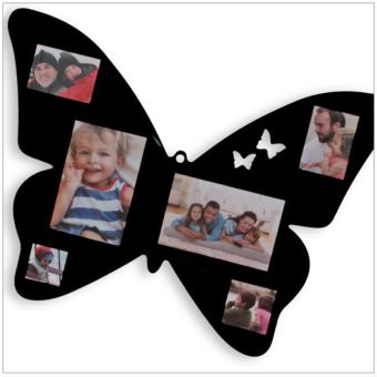 Fotorahmen Acryl-Schmetterling schwarz