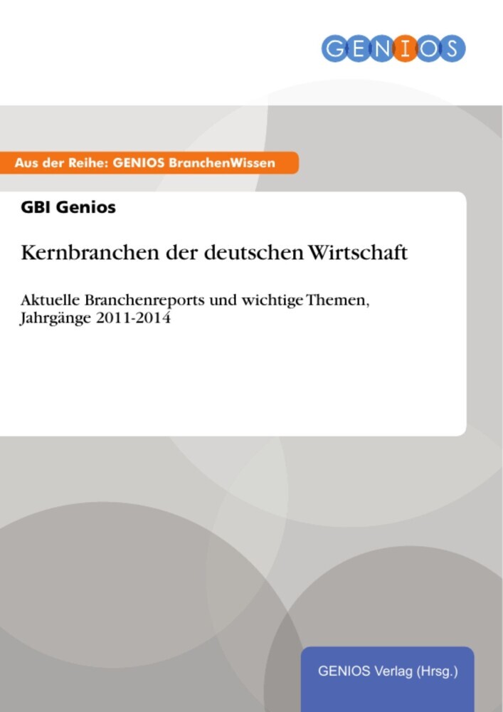 Kernbranchen der deutschen Wirtschaft main product photo
