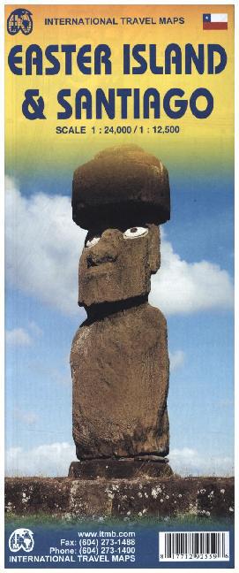 International Travel Map ITM Topographische Karte Easter Island main product photo